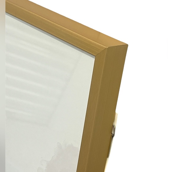 NWT LOIS OWEN Designer Art Print under glass with gold metallic frame 16x20 - Picture 8 of 9